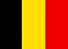 Bandeira da Bélgica, em preto, amarelo e vermelho 