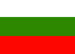 Bandeira da Bulgária em branco, verde e vermelho