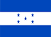 Bandeira de Honduras, em azul e branco e estrelas