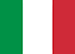 bandeira da Italia, em verde, branco e vermelho