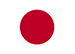 bandeira do Japão, nas cores branca e vermelha